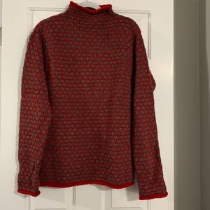 Mock Neck Men’s Lambswool Sweater